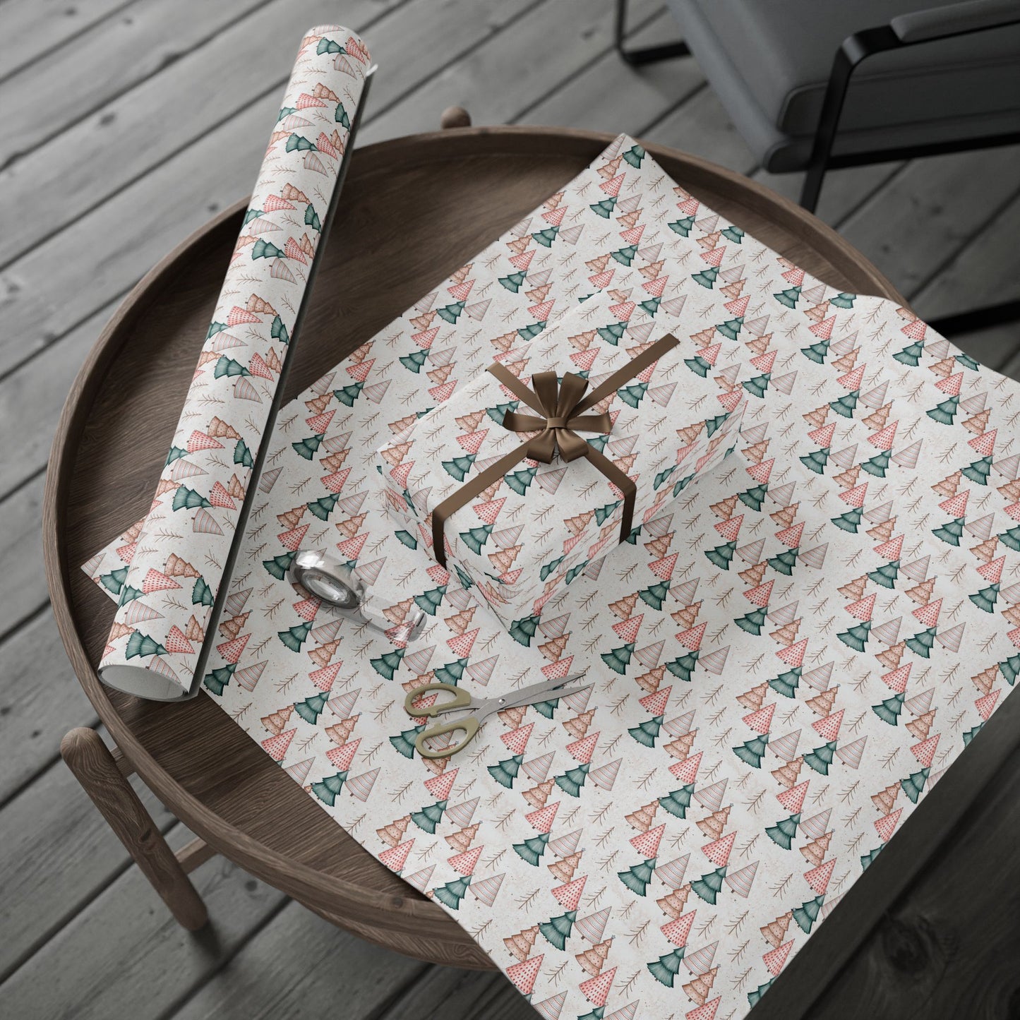 Merry Pines Wrapping Paper