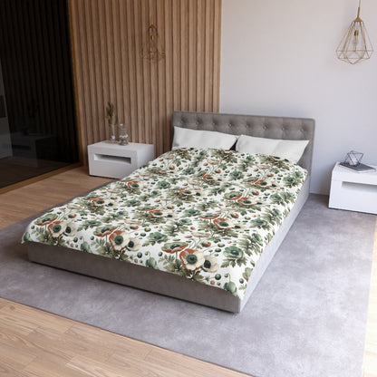 Whimsy In Bloom Microfiber Duvet Cover