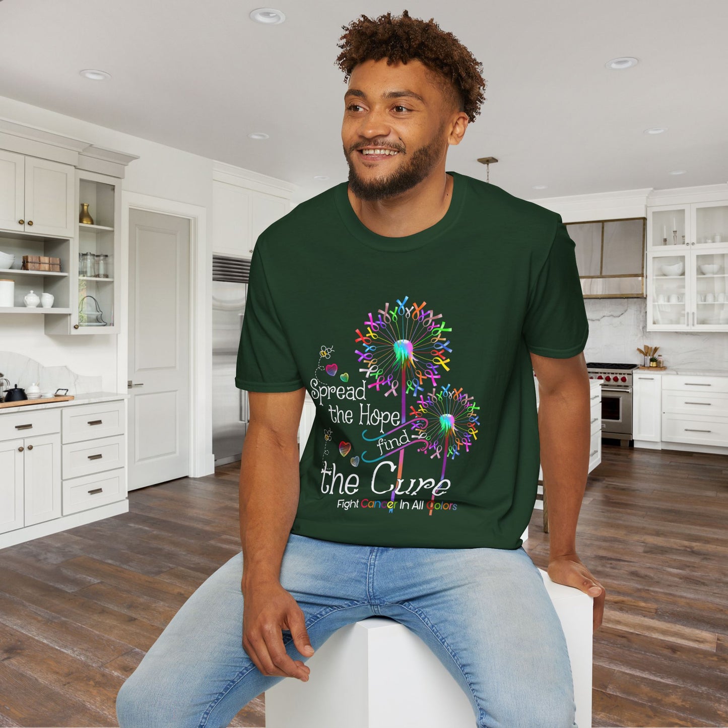 Fight Cancer in All Colors 27 Adult T-shirt