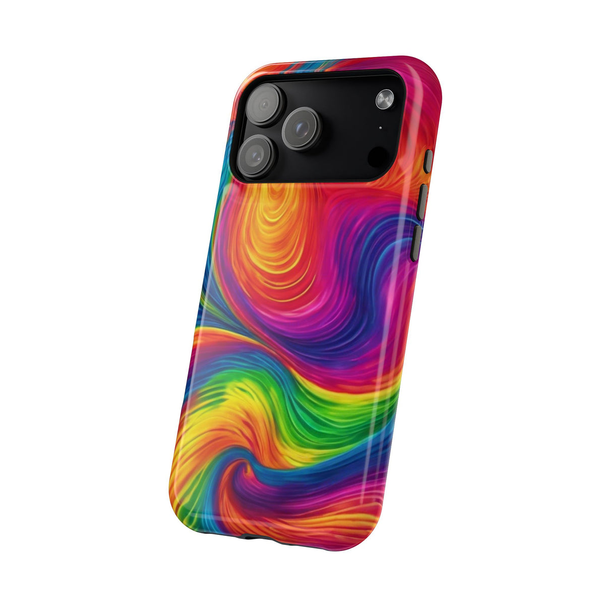 Tie Dye Color Swirl MagSafe® Compatible Tough Case for iPhone