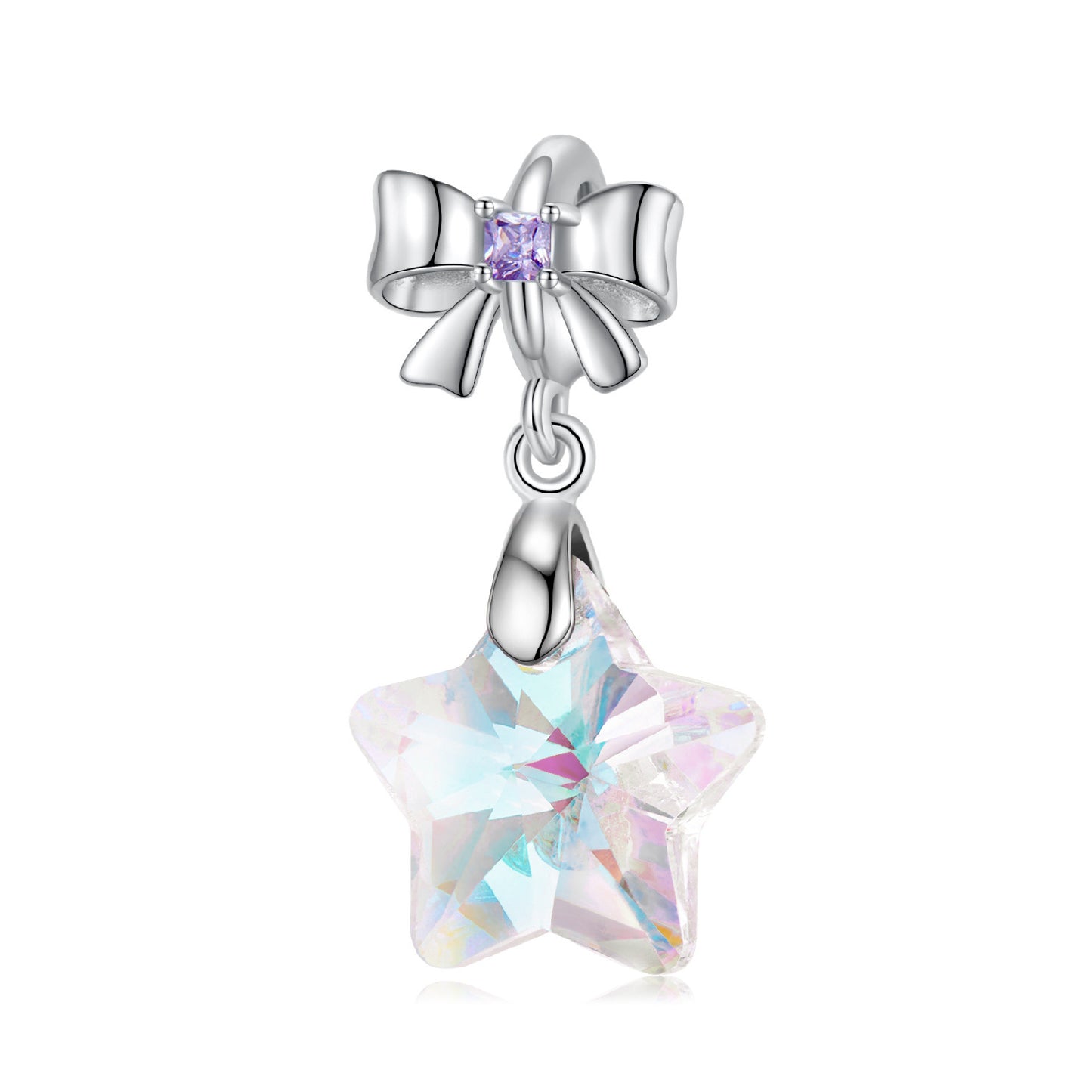 Colorful Five Point Crystal Star Pendant