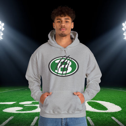Brenham ISD Logo w/Claw Marks Adult Heavy Blend™ Hoodie