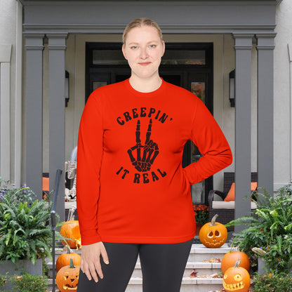 Creepin' It Real Adult Long Sleeve Tee