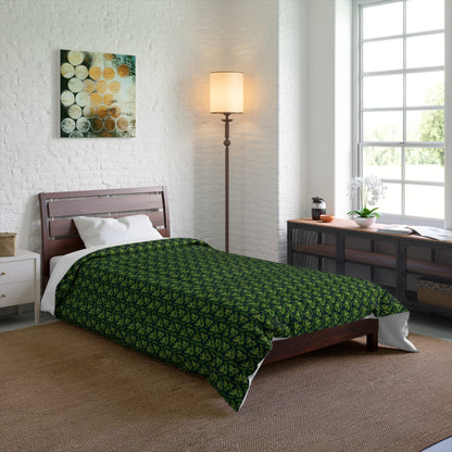 Emerald Canopy Frogs Comforter