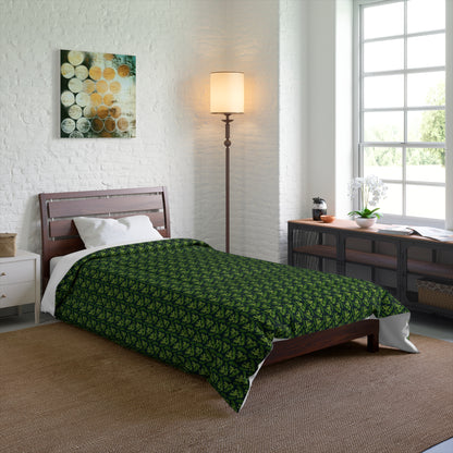 Emerald Canopy Frogs Comforter