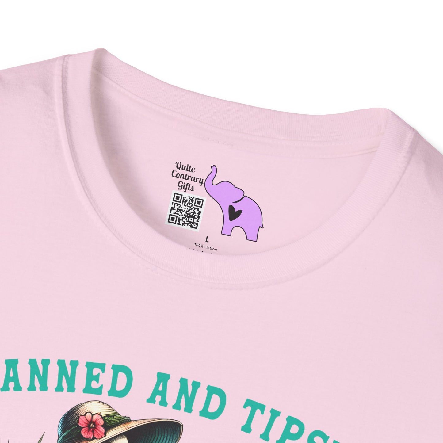 Tanned & Tipsy Skeleton Adult T-shirt