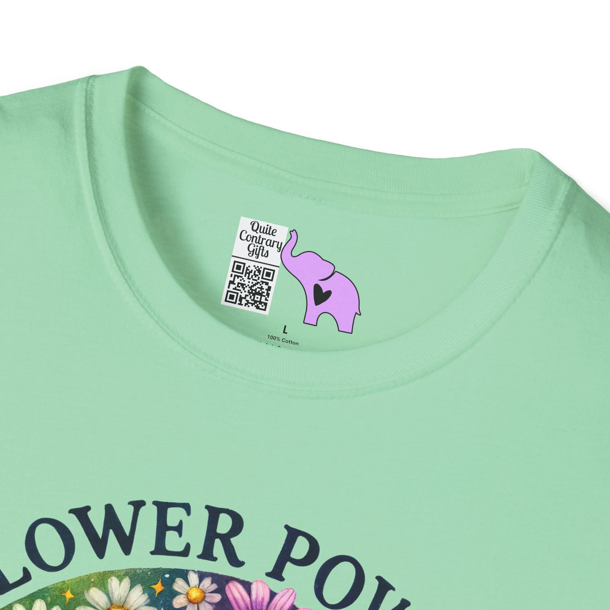 Flower Power Forever Adult T-shirt
