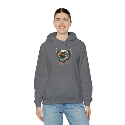 Colorful Bald Eagle Heavy Blend™ Hooded Sweatshirt