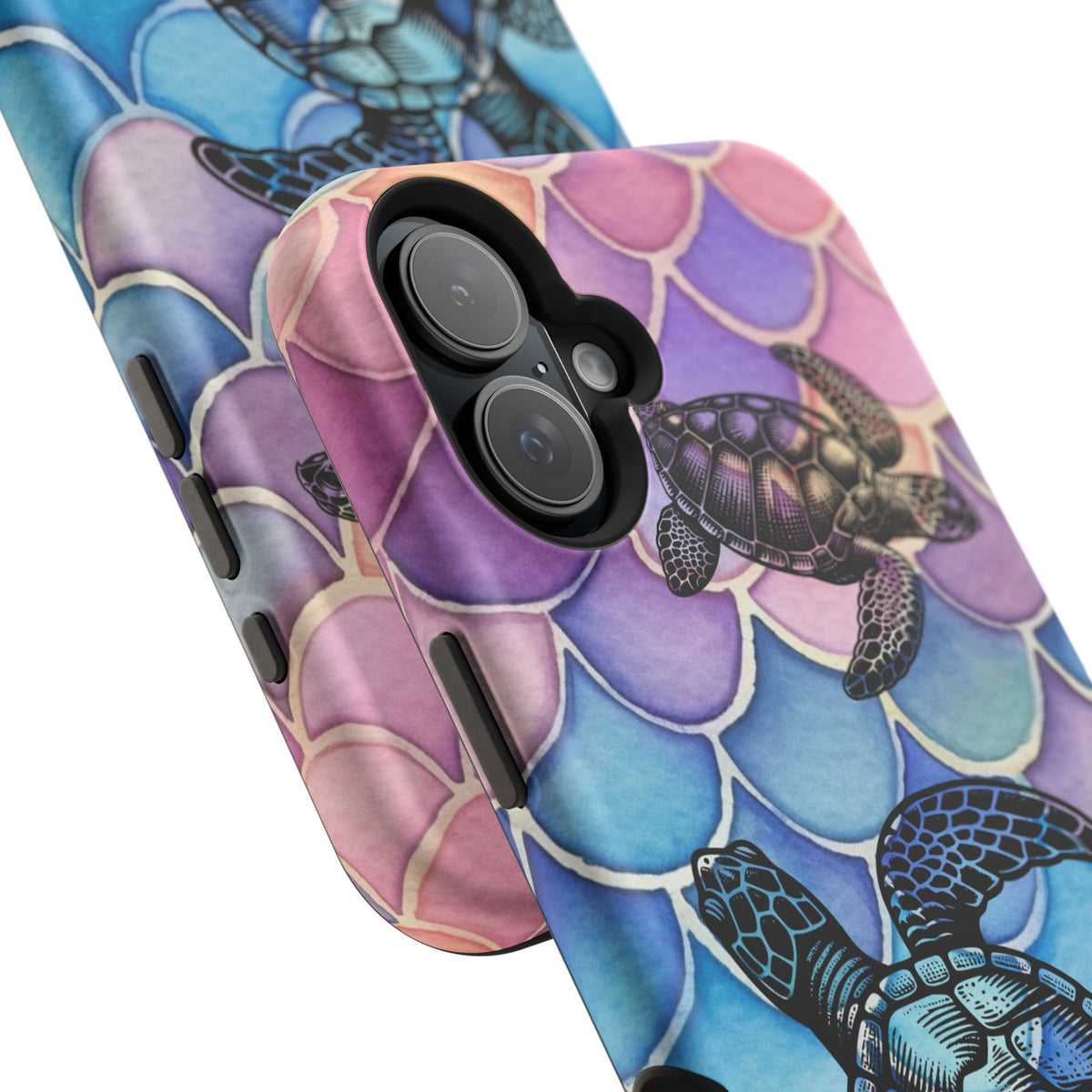 Sea Turtle Silhouette MagSafe® Compatible Tough Case for iPhone