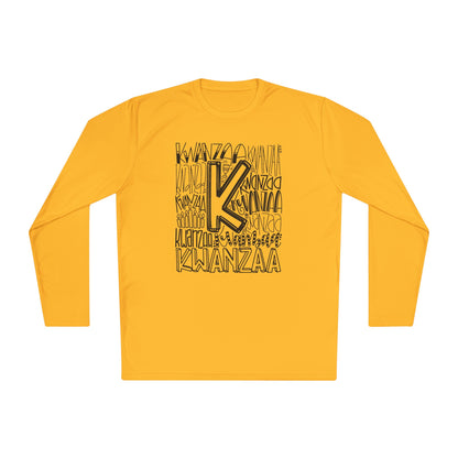 Kwanzaa Wordcloud Adult Long Sleeve Tee
