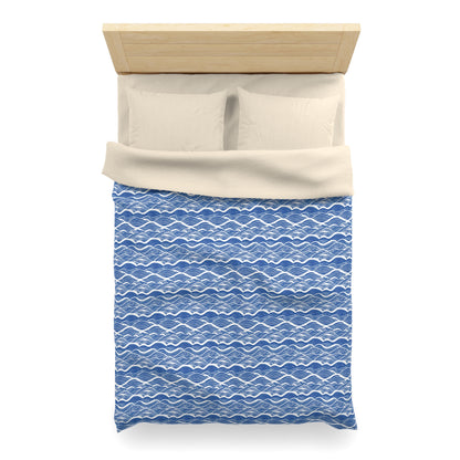 Ethereal Tides Microfiber Duvet Cover