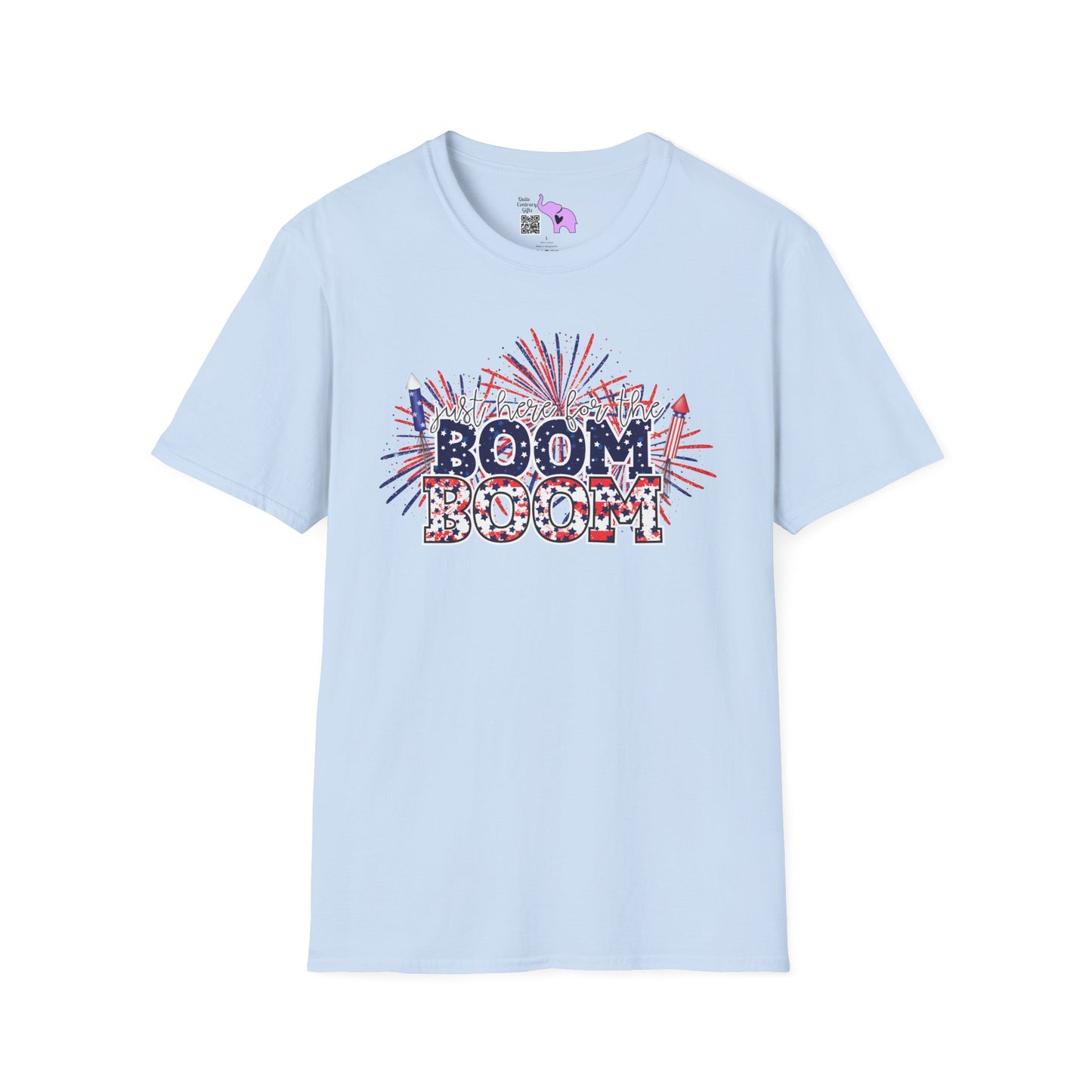 I'm Just Here For The Boom Boom Adult T-shirt