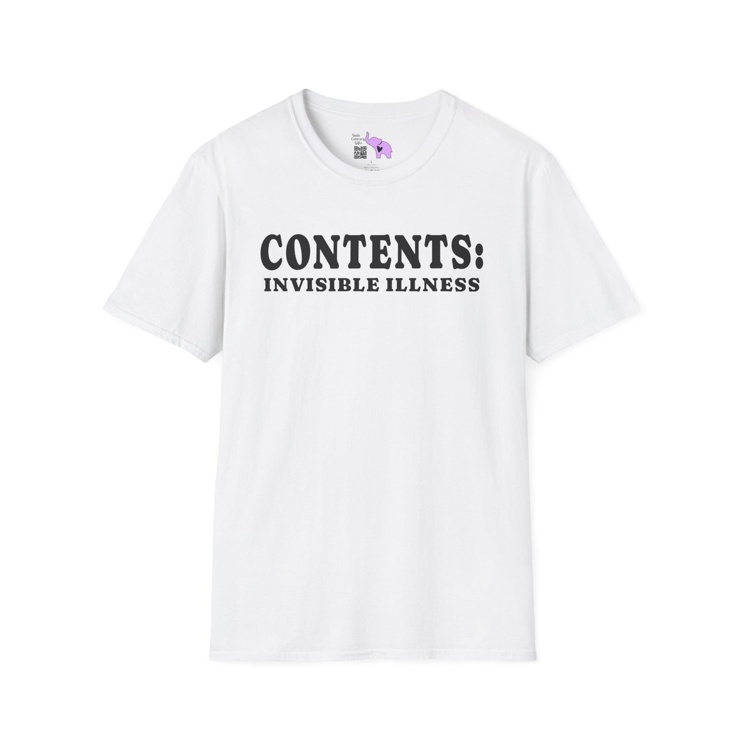 Contents: Invisible Illness Adult T-shirt