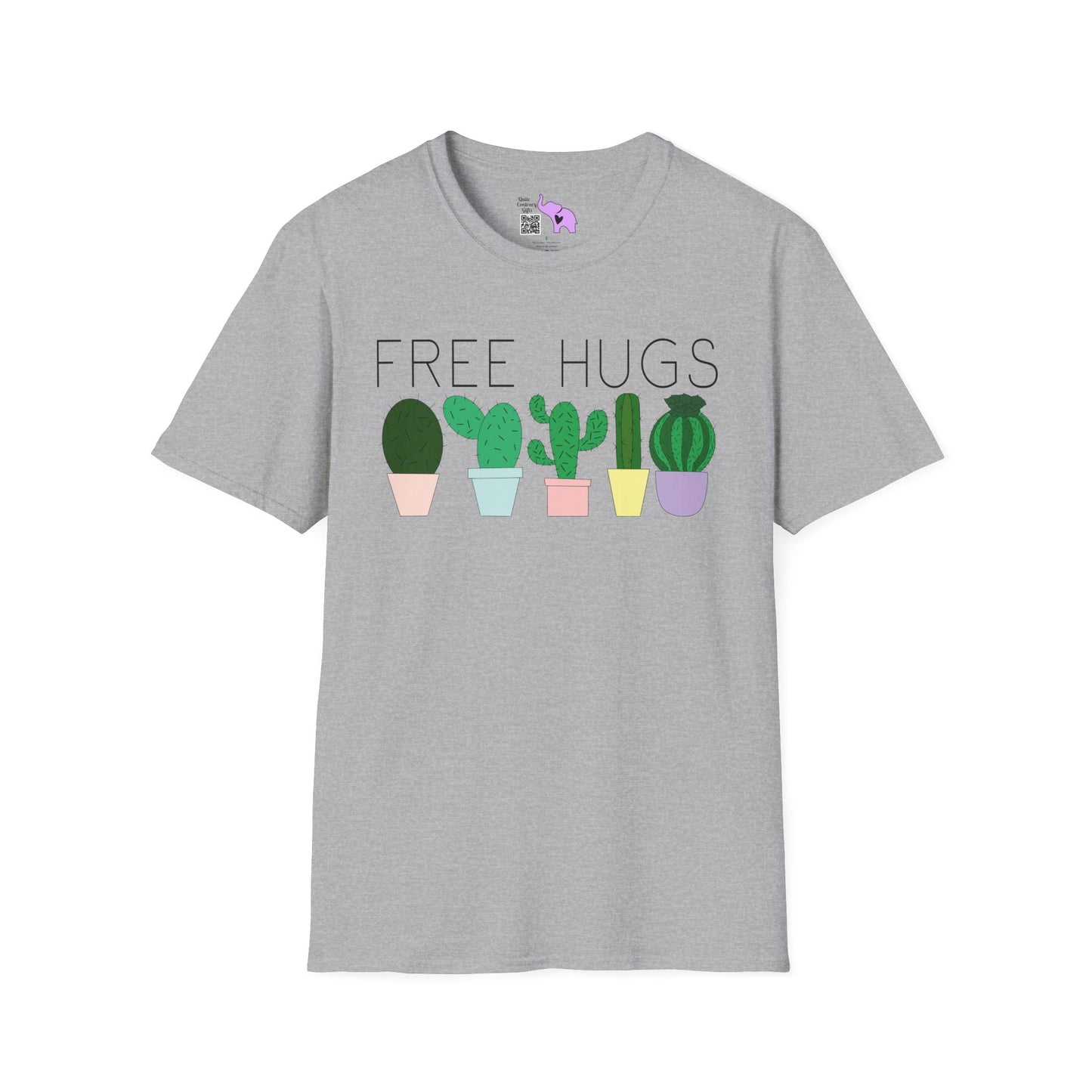 Free Hugs (Cactus) Adult T-shirt