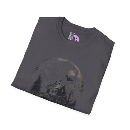 Creepy Full Moon Adult T-shirt
