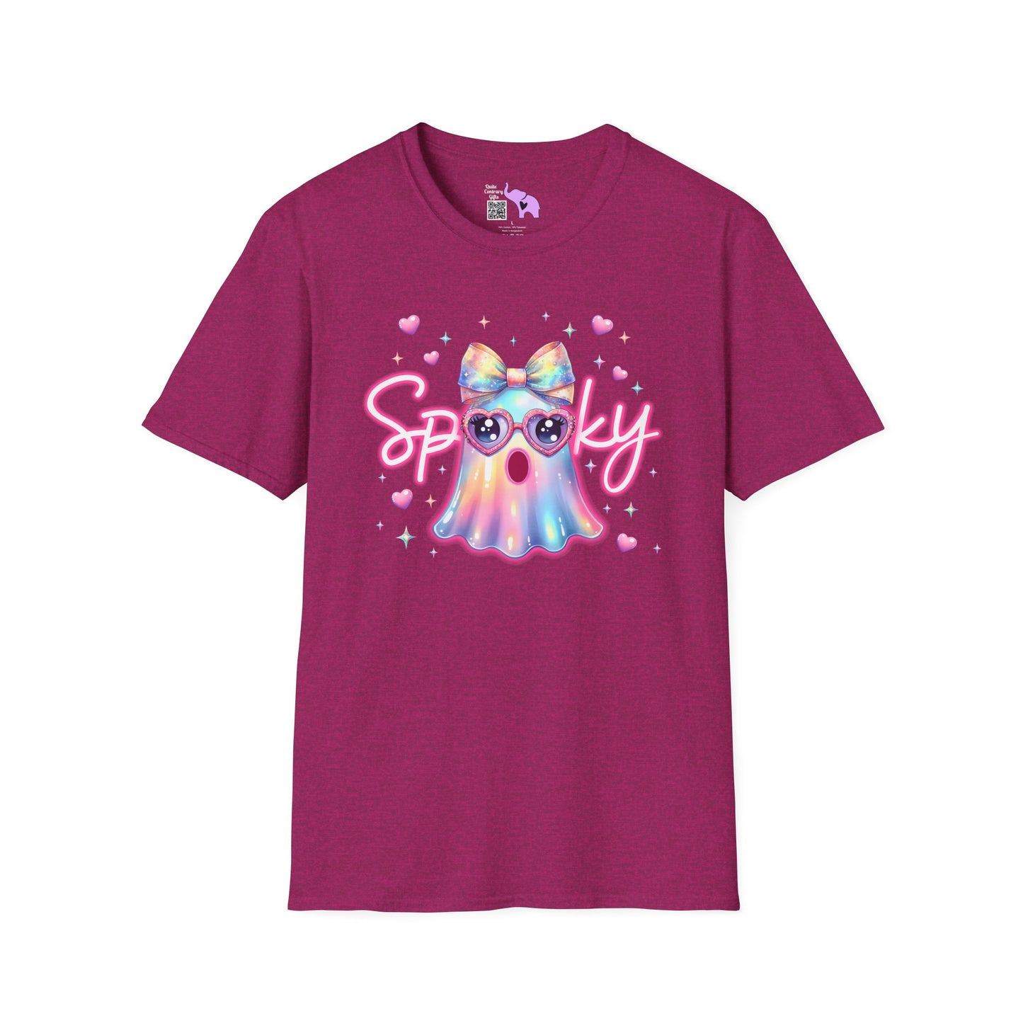 Spooky Pastel Ghost Adult T-shirt