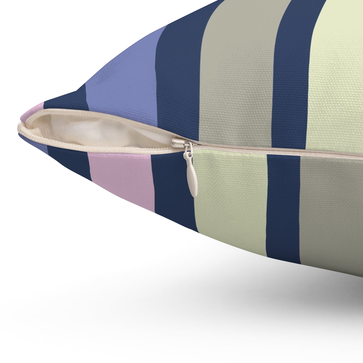 Earthy Stripes Throw Pillow