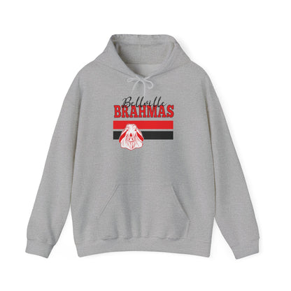 Ballville Brahmas w/Mascot & Stripes Adult Heavy Blend™ Hooded Sweatshirt