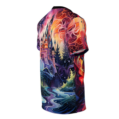 Alice In Wonderland-Themed Adult AOP Tee