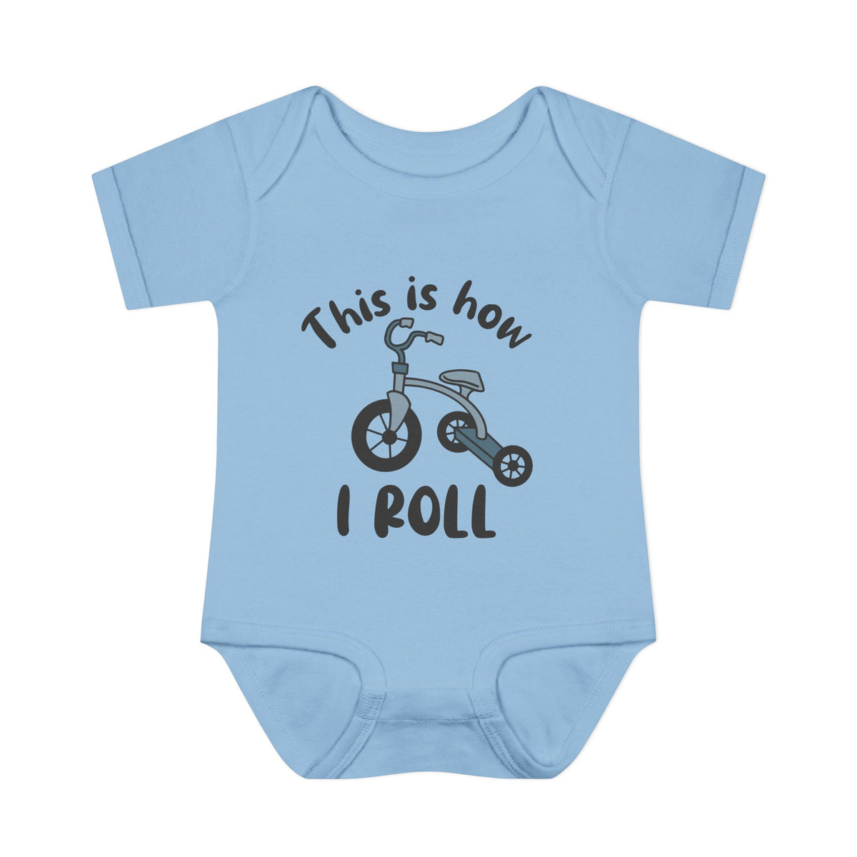 This is How I Roll (Tricycle) Baby Rib Bodysuit