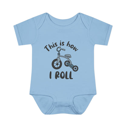 This is How I Roll (Tricycle) Baby Rib Bodysuit