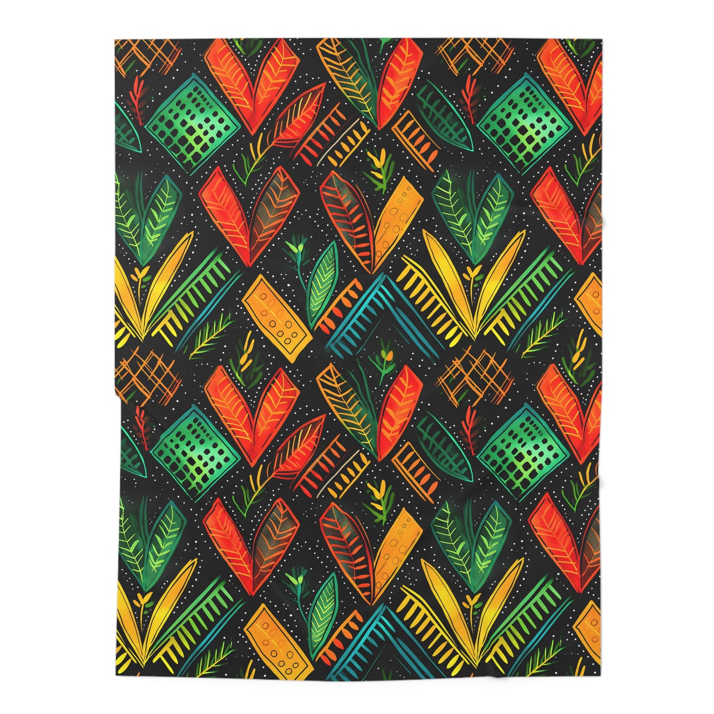 Kujichagulia Waves Swaddle Blanket