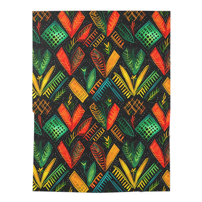 Kujichagulia Waves Swaddle Blanket