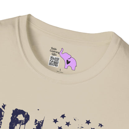 Proud (Vertical American Flag) Adult T-shirt