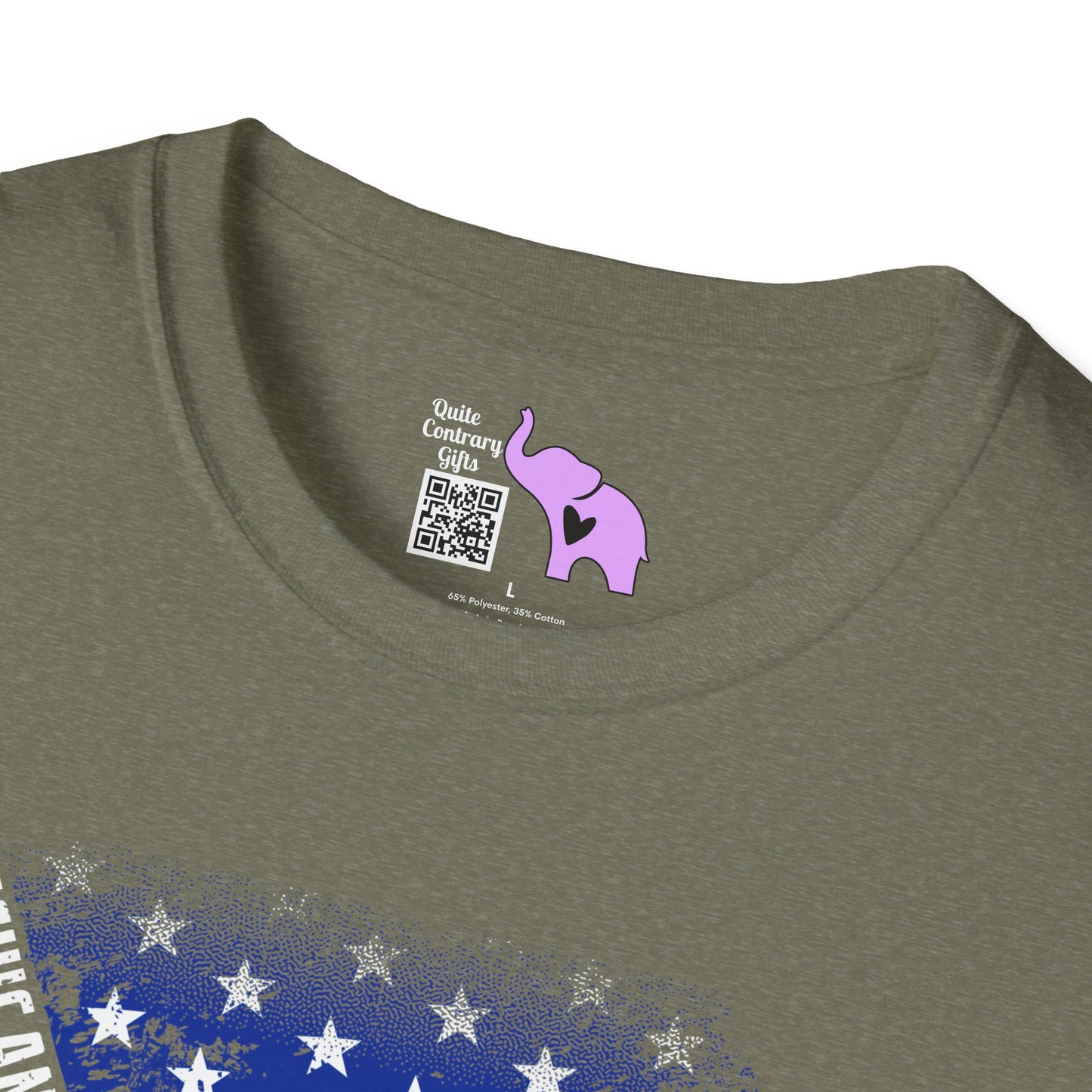American Flag w/State Names Adult T-Shirt