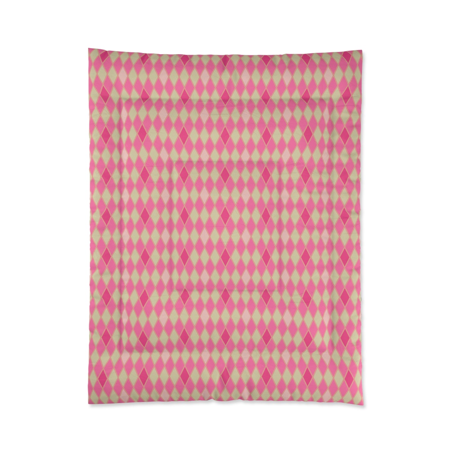 Pink Amour Harlequin Comforter