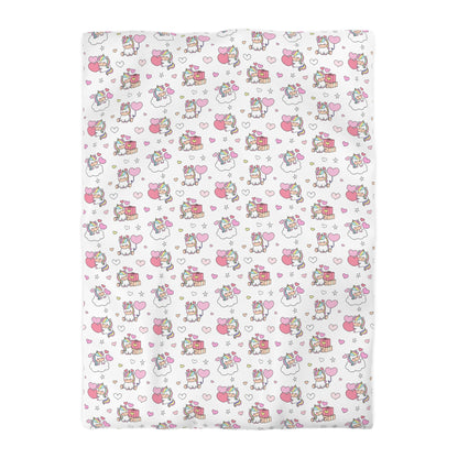 Unicorns of Love Microfiber Duvet Cover