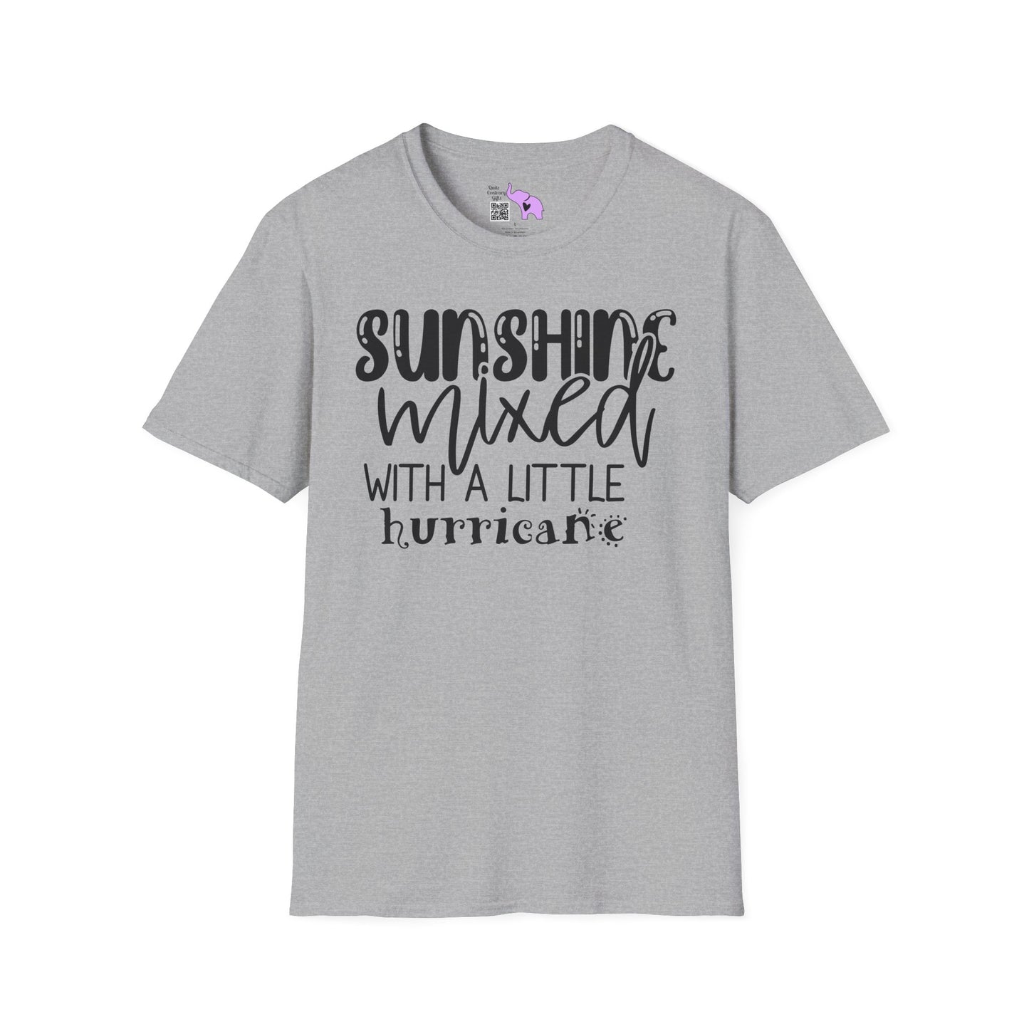 Sunshine Mixed With A Little Hurricane Adult T-shirt