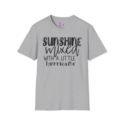 Sunshine Mixed With A Little Hurricane Adult T-shirt