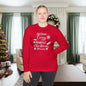 Hot Cocoa, Cozy Blankets & Christmas Movies Adult Long Sleeve Tee