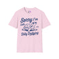 Sorry I'm Late I Was Dilly Dallying (Turtle) Adult T-shirt