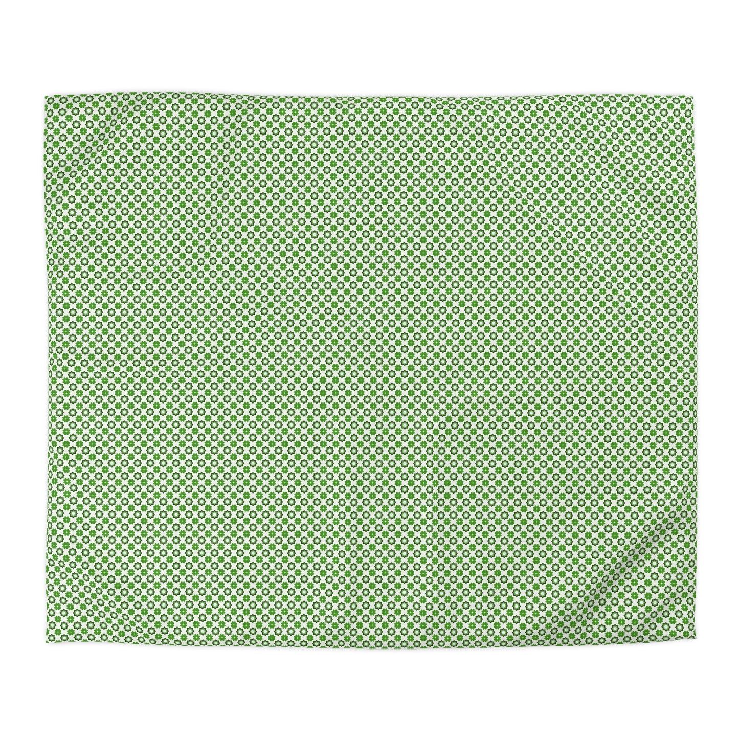 Emerald Star Garden Microfiber Duvet Cover