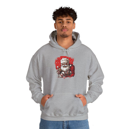 Angry Santa Adult Heavy Blend™ Hooded Sweatshirt