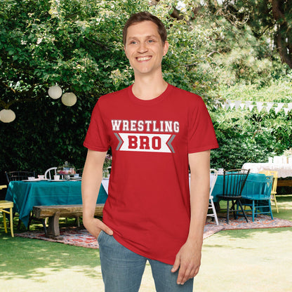 Wrestling Bro Adult T-shirt