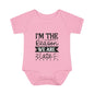 I'm The Reason We Are Late Infant Baby Rib Bodysuit