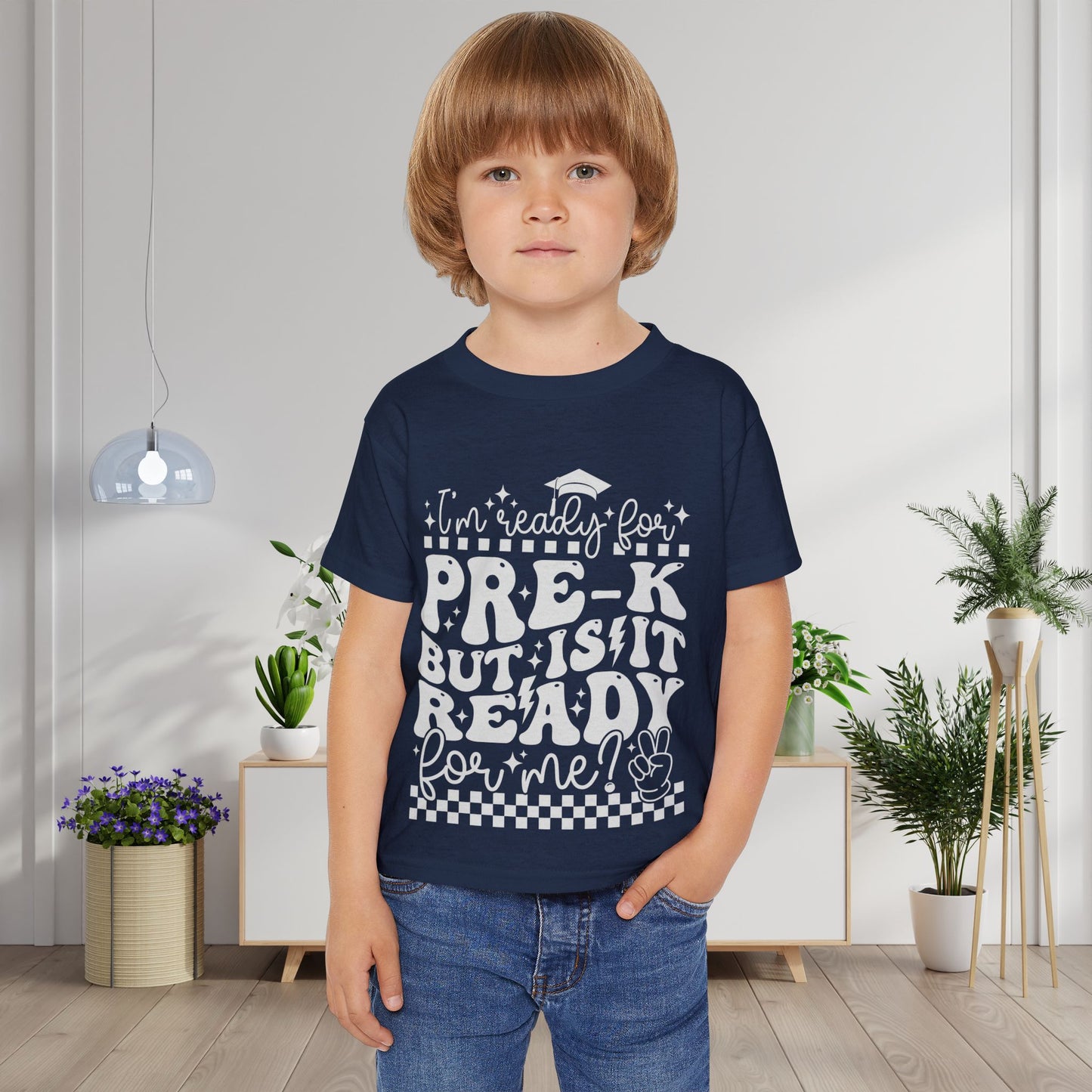 I'm Ready for Pre-K But Is It Ready For Me Heavy Cotton™ Toddler T-shirt