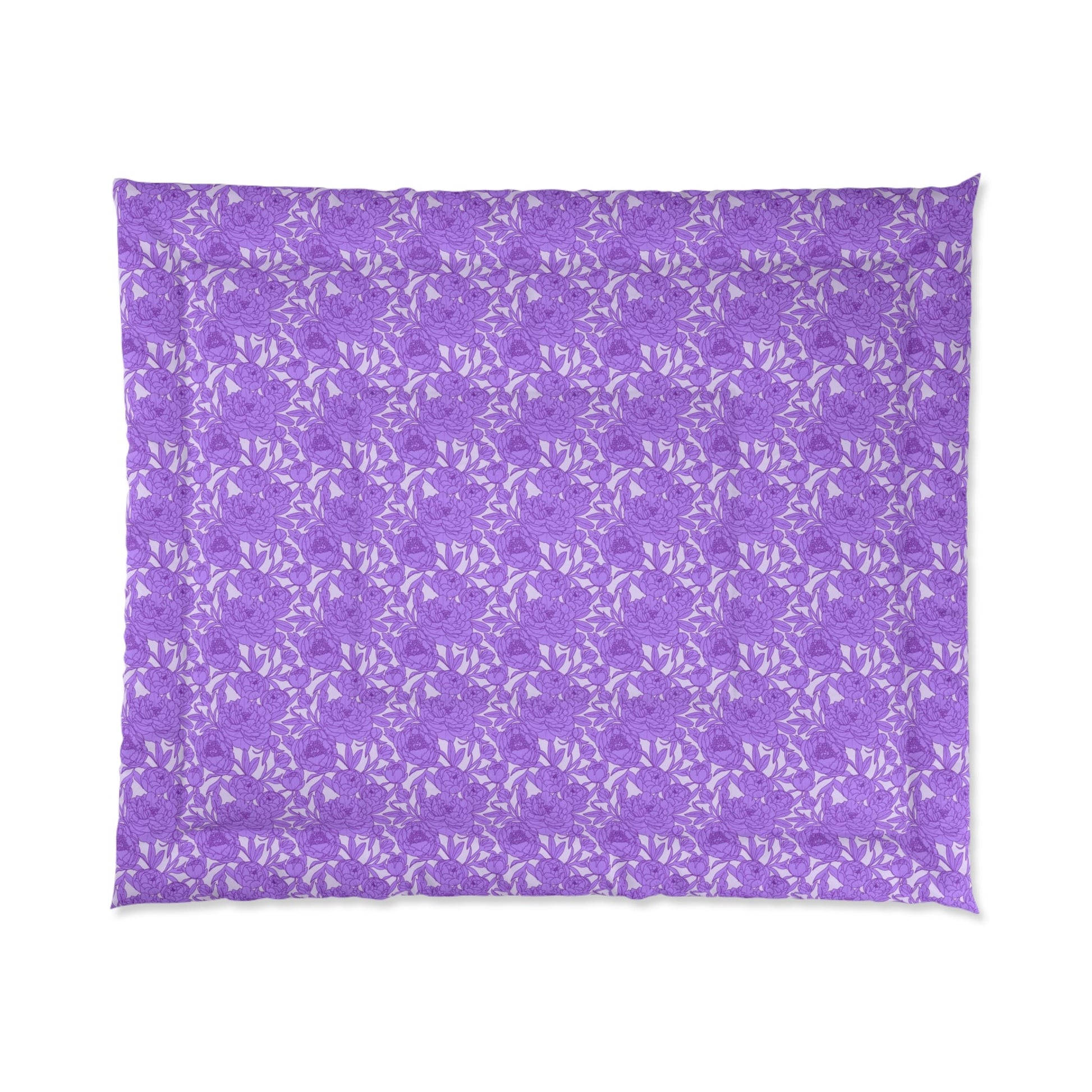 Lavender Peony Symphony Basic Bedding Set