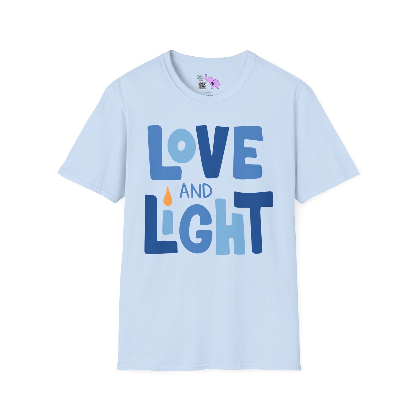 Hanukkah Love & Light 2 Adult T-shirt