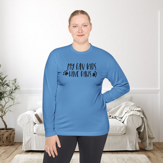 My Fav Kids Have Paws Adult Long Sleeve Tee