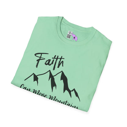 Faith Can Move Mountains Adult T-shirt
