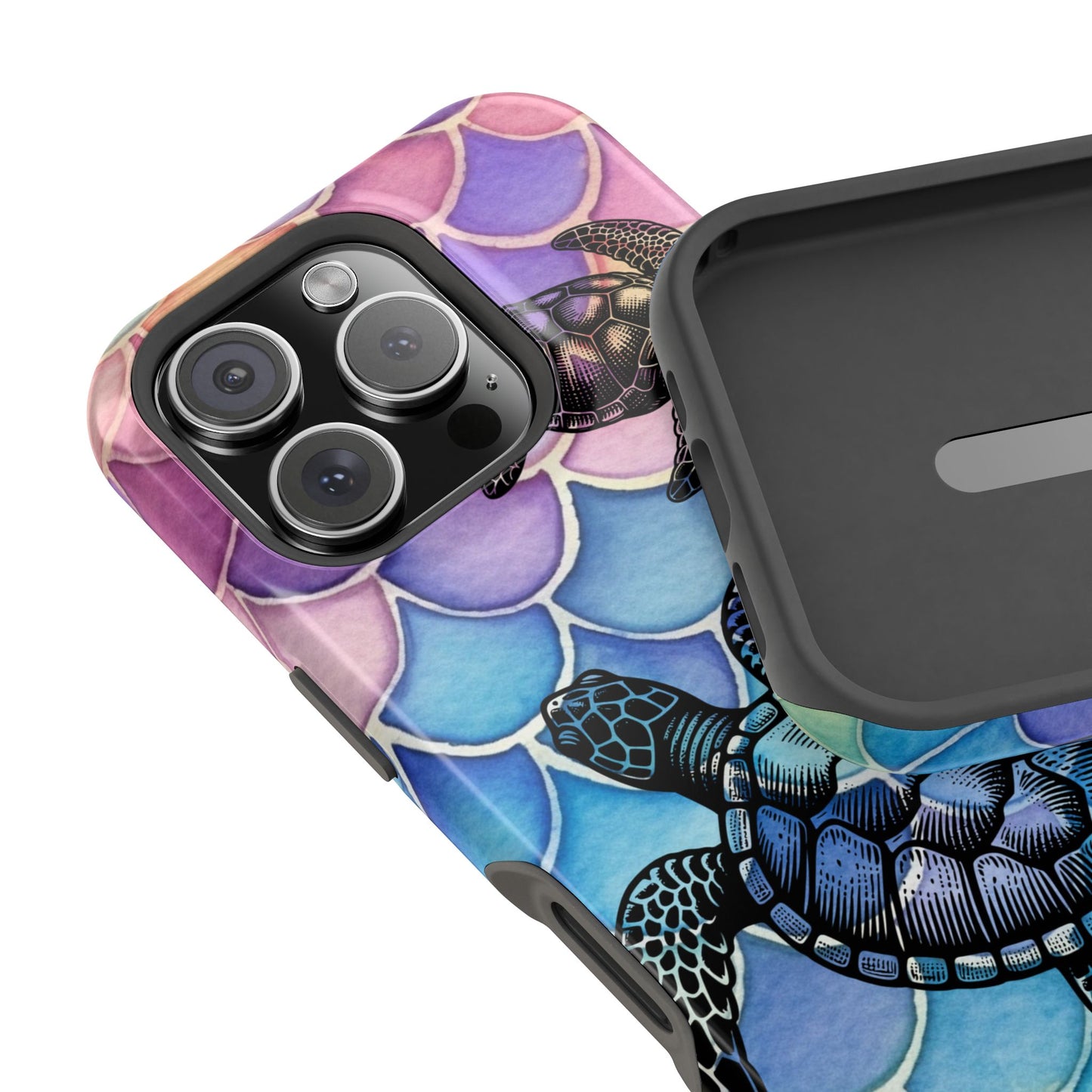 Sea Turtle Silhouette MagSafe® Compatible Tough Case for iPhone