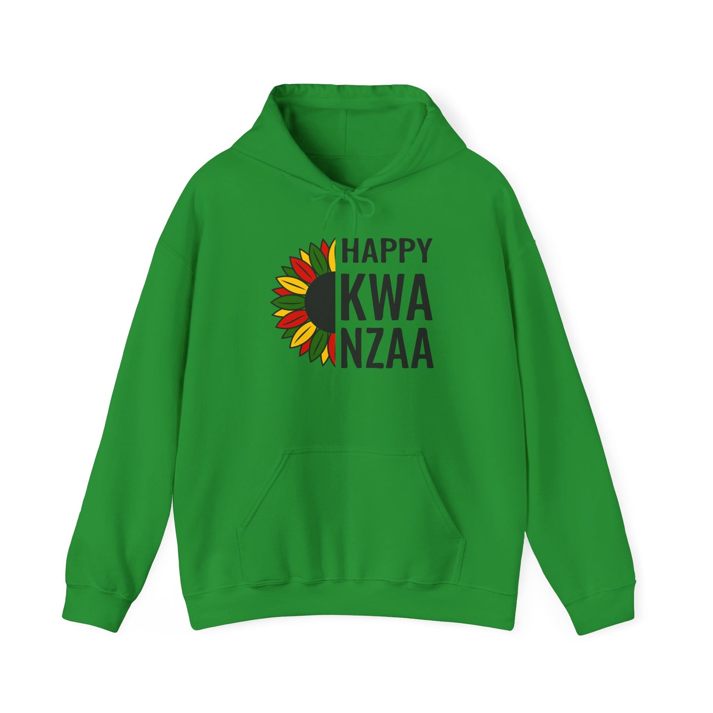 Happy Kwanzaa Sunflower Adult Heavy Blend™ Hooded Sweatshirt