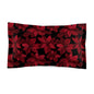 Midnight Poinsettia Garden Microfiber Pillow Sham