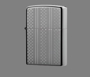 Etched Metallic USB Rechargeable Lighter