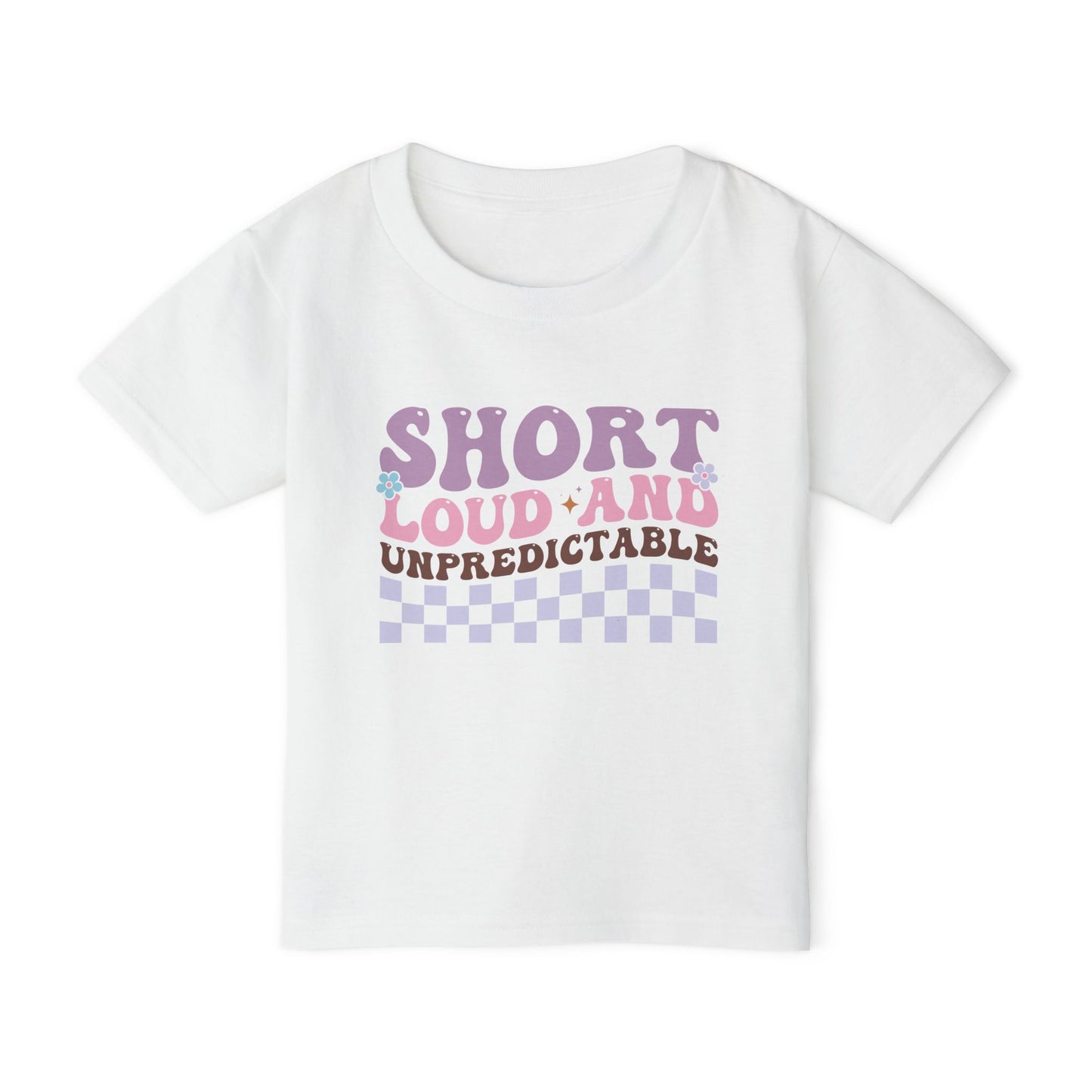 Short Loud and Unpredictable Heavy Cotton™ Toddler T-shirt