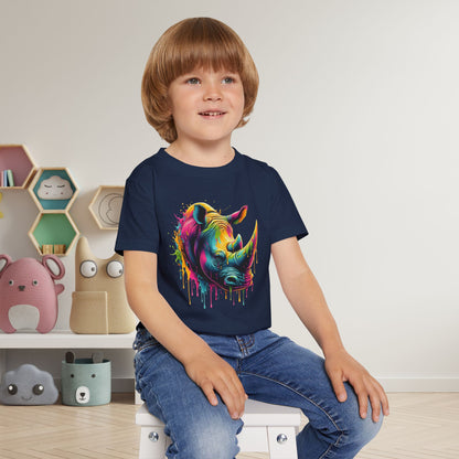 Colorful Rhino Heavy Cotton™ Toddler T-shirt